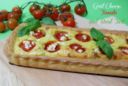 Torta Salata con Formaggio di Capra Pomodori e Basilico