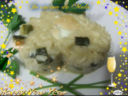 Risotto zucchine, provola e spumante al profumo di tartufo