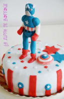 Torta di Capitan America!!