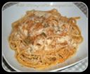 Linguine con capperi ed alici in salsa piccante