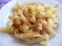 Penne con patate e aromi