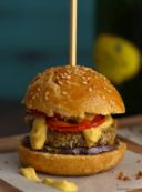 Free-go: Mini hamburger vegetariani.