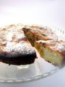 Torta alla ricotta,mele e cannella e l'attimo