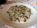 Con e Senza Bimby, Risotto Cremoso con Piselli e Radicchio