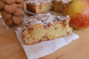 Torta di pesche agli amaretti