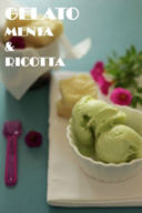 Gelato alla menta & Mini bars al cocco