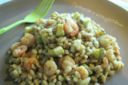 Farro con Gamberetti e Curry