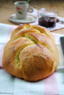 Pane dolce alla vaniglia con yogurt e lievito madre