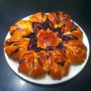 Fiore di Pan Brioche con Fiordifrutta ai mirtilli neri di bosco