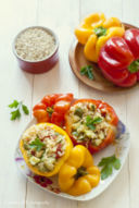 Peperoni ripieni ricetta light vegana