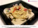 Spaghetti con vongole e crema di cannellini