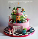 Alice in Wonderland cake