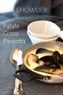 chowder di patate, cozze e bacon - Pensiero positivo e astrattismi