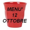 Menù per il 12 ottobre
