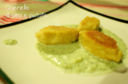 Quenelle o in italiano Chenelle...di ceci e patate su crema di broccoletti