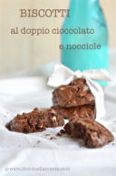 Biscotti al doppio cioccolato e nocciole...veloci, stragolosi e anche gluten-free!