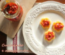 Fiori di polenta con Chutney al peperoncino