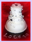Torta in bianco e nero
