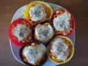 Muffins di tagliatelle