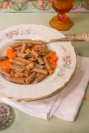 Pasta zucca e ceci vegana e senza glutine e che ce frega di tutto il resto?