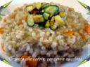 ORZOTTO ALLE CAROTE, ZENZERO E ZUCCHINE