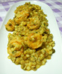 Fregola sarda con vongole e gamberi