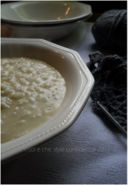 Un risotto cremoso + sciarpa / maglia all'uncinetto