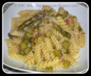 Fusilli con asparagi e zafferano