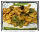 Farfalle Primavera alla salsa di piselli speziata