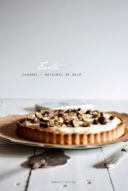 Tarte, caramel+ brisures de Daim