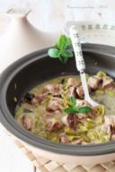 Tajine di vitello alle fave e limone, profumata alla menta