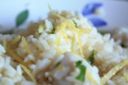 Riso al limone con bocconcini di nasello