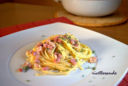 Pasta e pancetta al profumo di timo