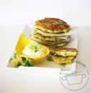 Frittelle di Zucchine Romanesche con Dip allo Yogurt -Oggi Cucino Io-