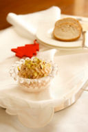 Ricette per Natale: mousse di prosciutto e pistacchi