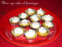 Mini cup cakes al formaggio