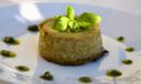 Sformatino di Baccelli con Pesto di Basilico