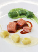 Gnocchi tricolore in vortice di sapore di Anthony Guerrera