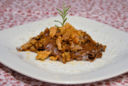 Pappardelle al Cacao con Ragù di Faraona e Funghi