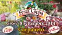 Festa della Coppa Piacentina D.O.P. Dal 5 all'8 settembre 2014 a Carpaneto Piacentino