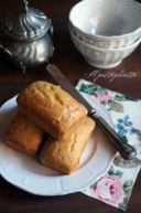 Tortine al burro di arachidi con glassa allo  sciroppo d'acero