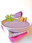Zuppa di cavolo rosso e finocchio
