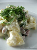 gnocchi speck e rucola per San Valentino