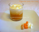 Cappuccino cremoso di zucca, ceci e curry