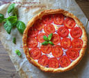 Torta salata pomodori e formaggio di capra- Tomato, goat cheese tart