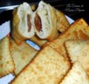 Gnocco fritto farcito al salame