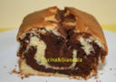 Cake marmorizzato al cioccolato fondente