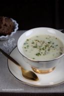 Vellutata. Setosa. Eterea. Di patate e porri