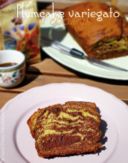 Plumcake variegato al Baileys