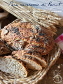 Pane casereccio di kamut, semi di girasole, sesamo e papavero... Aiutooo ingrasso